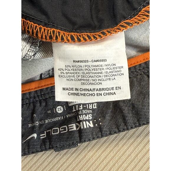 Nike Golf Dri-FIT Shorts Men’s 32 Blue Gray Performance Stretch Lightweight - Picture 4 of 7